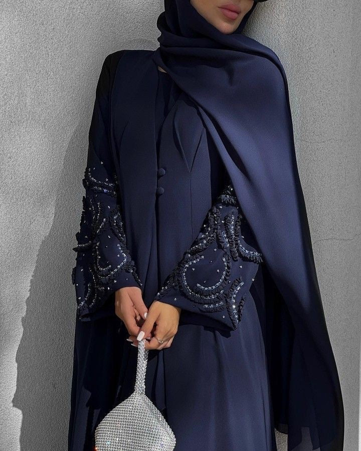 Sabeel Luxurious Abaya 2 Pc Set