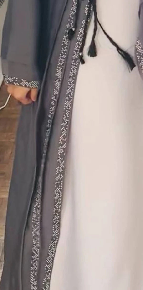 Luxurious Mozia Kimono Style Abaya