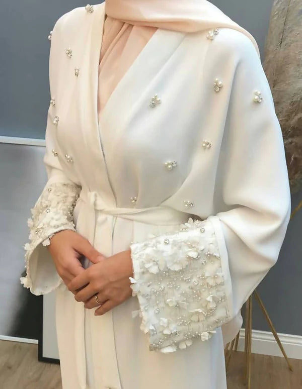 Sofia Kimono Style Abaya Meticulous Handwork Luxurious