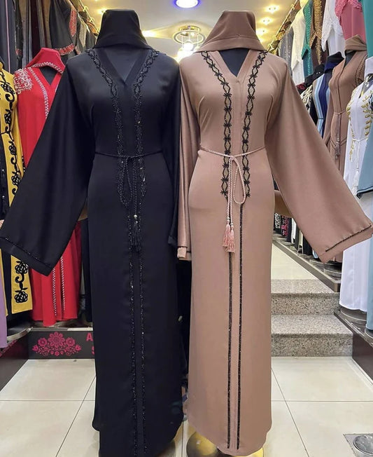 Robe Style Abaya 3 PC SET